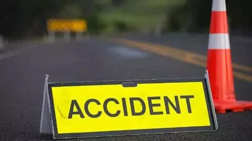 22-year-old woman hit by truck while attempting to avoid pothole