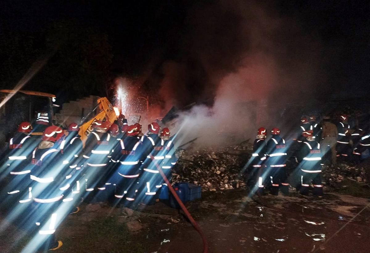 Massive Fire at Kerala Medical Services Corporation Warehouse Claims Firefighter's Life
