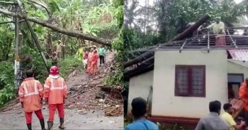 Severe Damage Caused by Summer Rains in Kozhikode