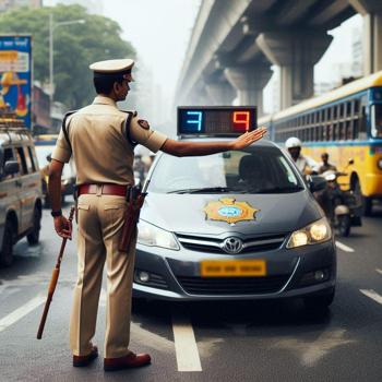 Man Arrested in Pune for Drunken Driving Attempted to Set Police Officers on Fire