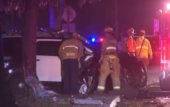 Long Beach Police Chase Ends in Crash, Injuring Two Deputies