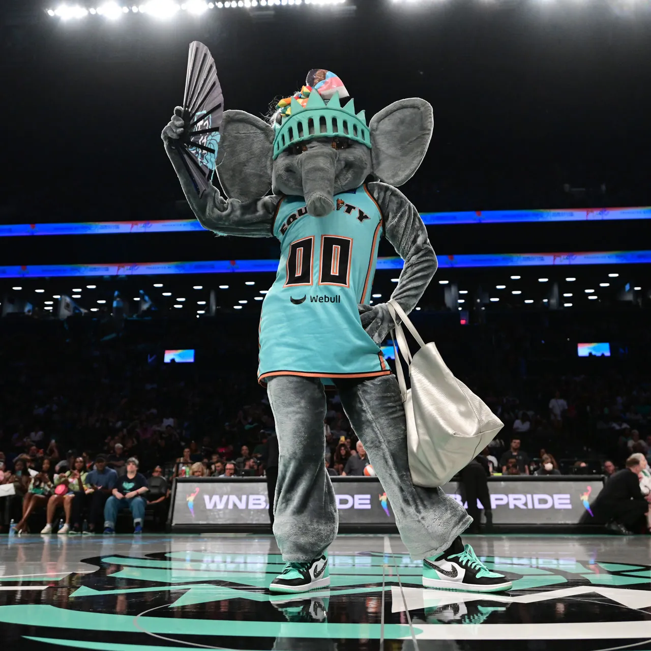 Meet Ellie the Elephant: The Iconic Mascot Captivating Fans at New York Liberty Games 