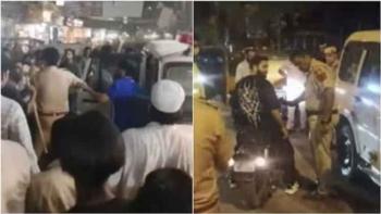 Father-Son Clash with Police Causes Uproar in Jamia Nagar