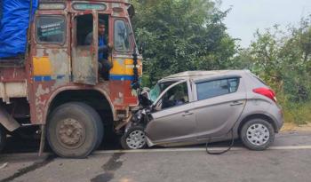Jyolikot-Karnaprayag NH Sees Horrific Road Accident as Car Rams Truck One Dead Three Injured