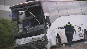 Tragedy on Los Angeles Freeway as Bus Slams Into SUV Killing One and Injuring Dozens