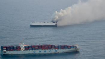 Fire Breaks Out on Cargo Ship Carrying Electric Vehicles Near Alaska Coast