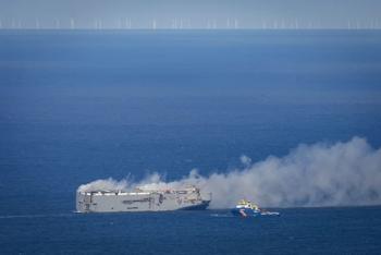 Fire Breaks Out on Cargo Ship Carrying Electric Vehicles Near Alaska Coast