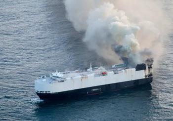 Fire Breaks Out on Cargo Ship Carrying Electric Vehicles Near Alaska Coast