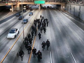 Los Angeles Erupts in Protest as National Guard Rolls In Amid Immigration Raids