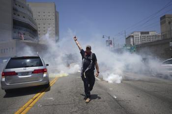 Los Angeles Erupts in Protest as National Guard Rolls In Amid Immigration Raids