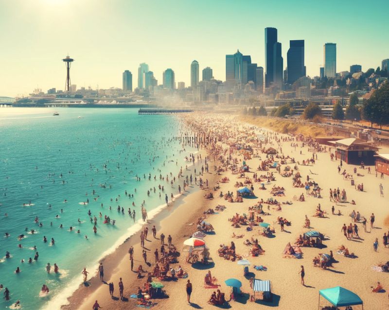 Seattle Scorches with Hottest June Day in Nearly Eight Decades 