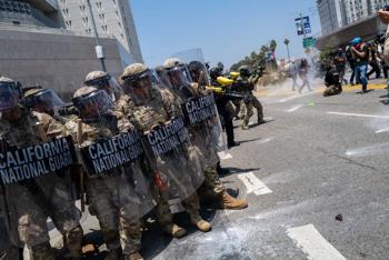 Fourth Day of LA Protests Sees Trump Deploy 2,000 More Guards and 700 Marines to the Streets
