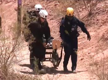 Rescue Operations Carried Out on Phoenix's Camelback Mountain After Hikers Overcome by Heat