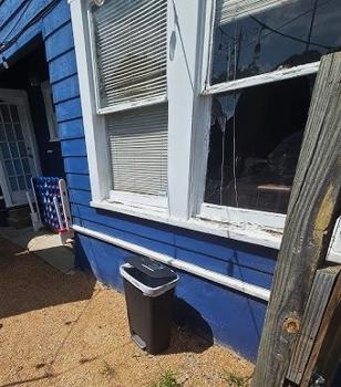 Vandalism Strikes Local Business in Broad Daylight as Rock Smashes Through Window