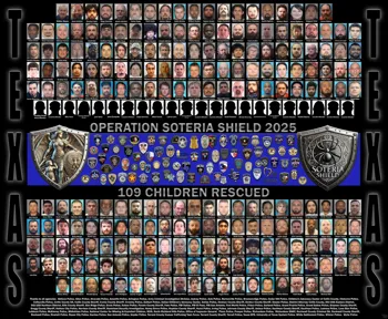 Operation Against Online Child Exploitation in North Texas Brings 244 Arrests and Rescues Over 100 Children