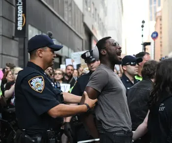 New York Streets Fill with Protesters Demanding an End to ICE Arrests and Immigration Crackdowns