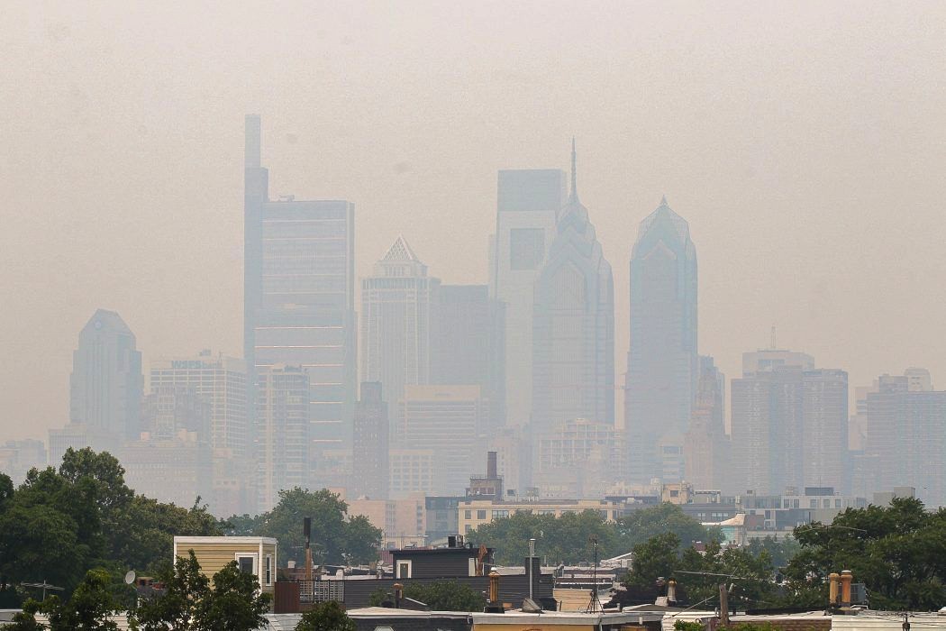 Philadelphia and South Jersey Face Health Risks as Air Quality Worsens Amid Heat and Wildfire Smoke