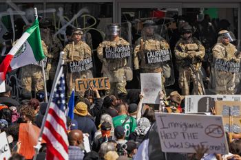 Trump Lawyers Claim Court Cannot Review His Decision to Send Troops to LA