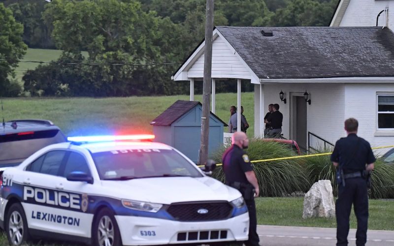 Gunman Kills Two Family Members at Lexington Church After Shooting Officer Near Airport