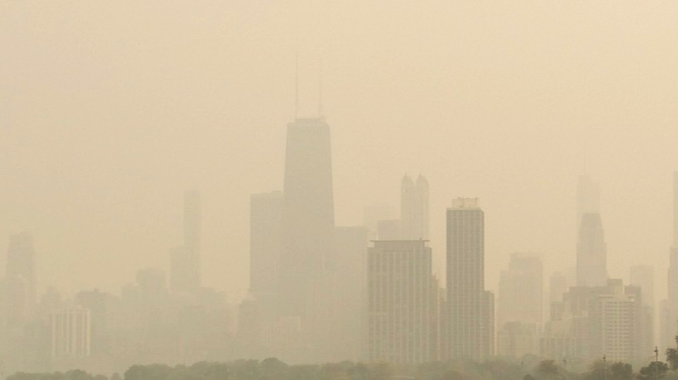 Chicago Skies Turn Hazy as Toxic Smoke from Canada Triggers Health Alert