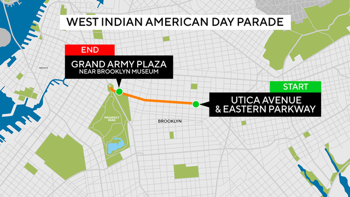 Colorful West Indian Day Parade 2025 in Brooklyn New York Street Closures and Route Explained