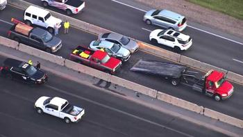 Major Traffic Chaos on I-40 After Multi Vehicle Crash Near Anderson Road in Oklahoma City