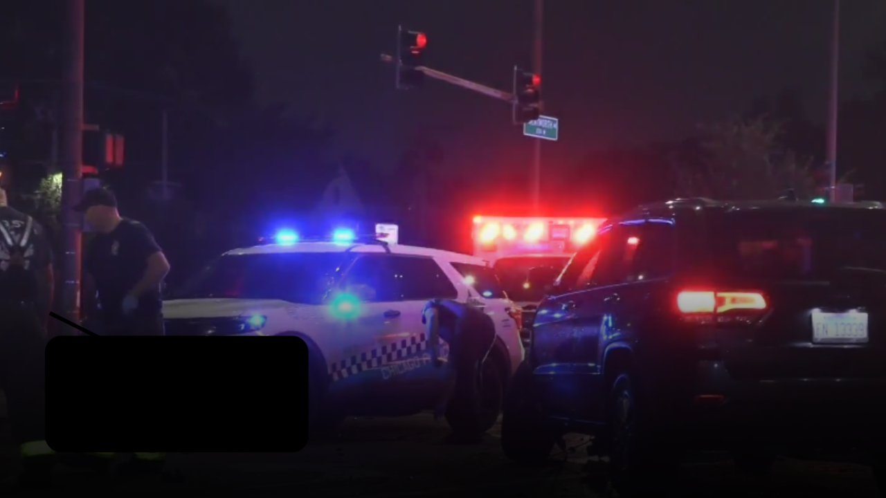 Two Taken Into Custody After Traffic Stop Chase Ends in Crash in Chicago