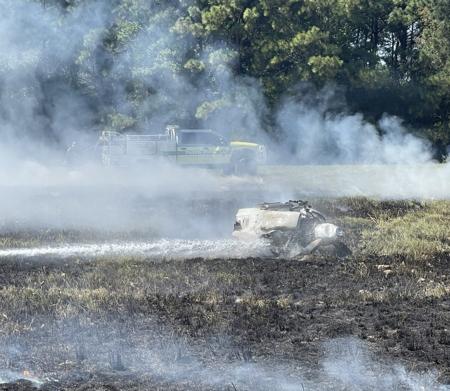 Two Killed in Fiery Plane Crash Near Hooks Airport