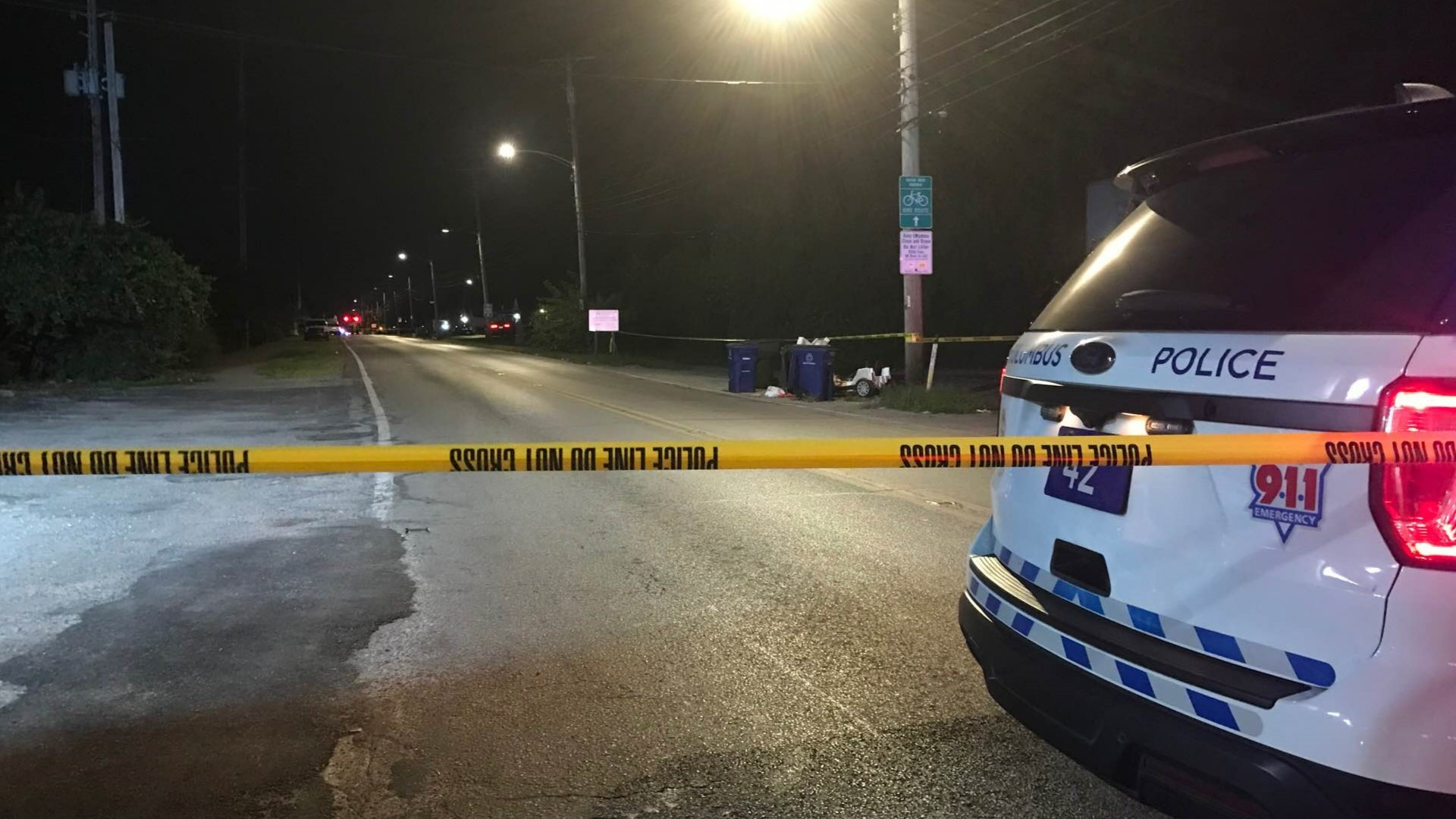 Injury Collision at East Hudson Street and Gerbert Road in Columbus, Ohio