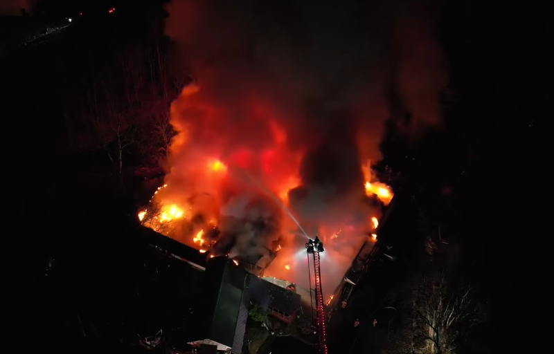 Banquet Hall Fire Contained in Pennsylvania