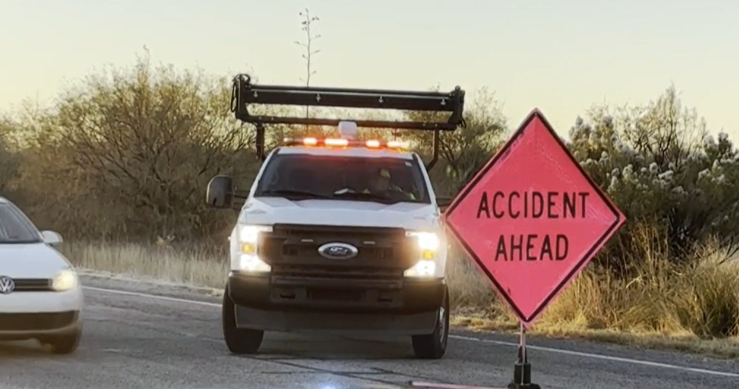 Three Injured in Two-Vehicle Collision on State Route 83 in Sonoita