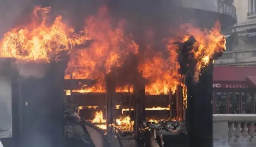 Five-Alarm Fire Erupts at Denver Apartment Construction Site