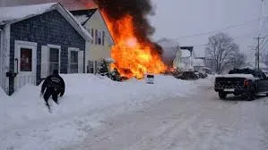 Natural Gas Leak Triggers House Explosion in Taunton, Injuring Mother and Child