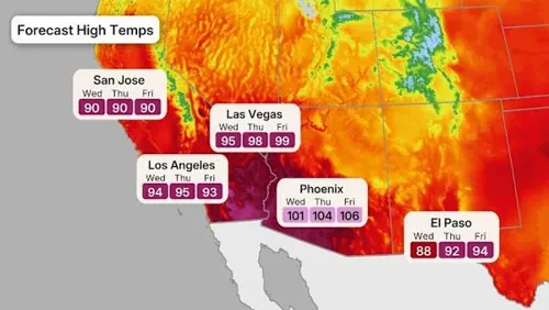 Southern California heat wave breaks March records as inland areas remain under extreme heat warning