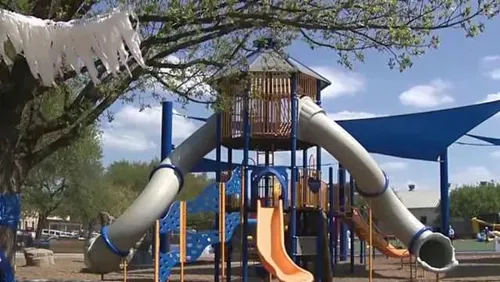 Kellyanne Lytal: Playground at Cambridge Elementary Dedicated to Flood Victim