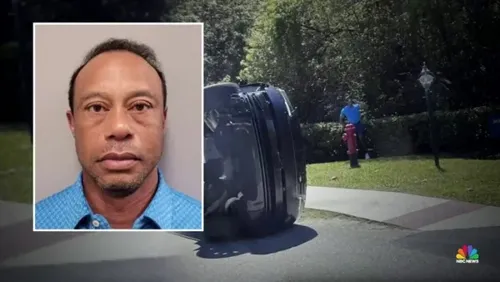 Tiger Woods Steps Away from Golf After DUI Charge in Florida Rollover Crash