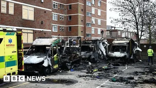 Three Arrested After Hatzola Ambulance Arson in Golders Green