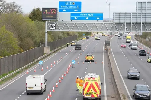 Woman Killed, Man Seriously Injured in Early Morning M23 Collision