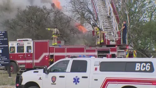 Two Firefighters Injured in Major Residential Fire on San Antonio's East Side