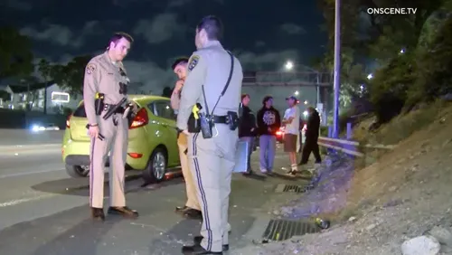 Abandoned Scooter on 110 Freeway Triggers Multi-Vehicle Crash in Los Angeles