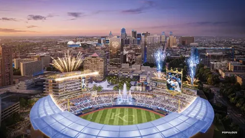 Kansas City Royals to Build $1.9 Billion Downtown Stadium at Crown Center