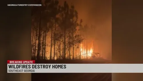 Wildfires Destroy Homes in Southern Georgia as Drought and Hurricane Debris Intensify Fire Risk