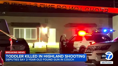2-Year-Old Dies in Accidental Shooting in Highland; Parents Arrested