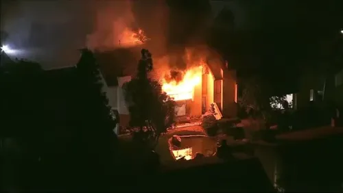 Man Found Dead After Standoff and Fire in Woodland Hills Home