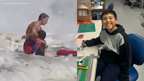 Teen Lifeguard Saves 10-Year-Old from Drowning at Seabright Beach, California