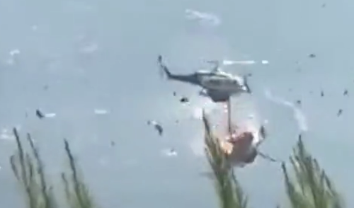 Tragic Helicopter Collision During Wildfire Combat Near Athens Kills Two Crew Members