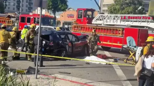 Deadly Multi-Vehicle Crash in Inglewood Claims Two Lives