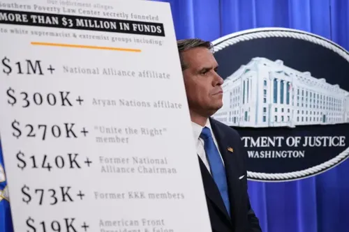 Former SPLC Official Charged Amid Broader Criminal Investigation