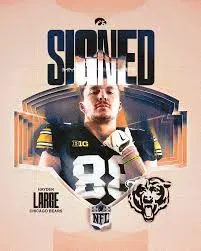 Hayden Large Set to Make NFL Debut with Chicago Bears Against Cleveland Browns