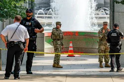Woman Arrested for Vandalizing World War II Memorial in Washington